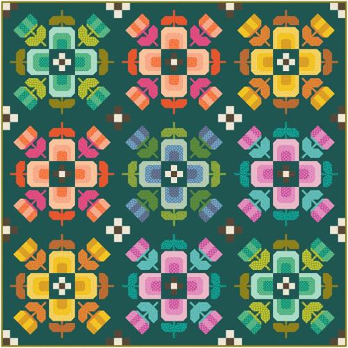Scenery by Elizabeth Hartman per Moda Fabrics